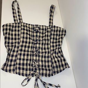 Gingham tank